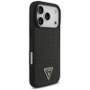 Guess Croco Triangle Logo MagSafe Case for Apple iPhone 18 Pro / 17 Pro, Black