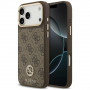 Guess 4G Strass Logo MagSafe Case for Apple iPhone 18 Pro Max / 17 Pro Max, Brown
