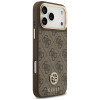 Guess 4G Strass Logo MagSafe Case for Apple iPhone 18 Pro Max / 17 Pro Max, Brown