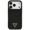 Guess Croco Triangle Logo MagSafe Case for Apple iPhone 18 Pro Max / 17 Pro Max, Black