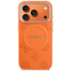 Guess Peony Hot Stamp MagSafe Case for Apple iPhone 18 Pro Max / 17 Pro Max, Orange