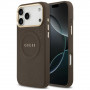 Guess Peony Hot Stamp MagSafe Case for Apple iPhone 18 Pro Max / 17 Pro Max, Brown