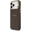 Guess Peony Hot Stamp MagSafe Case for Apple iPhone 18 Pro Max / 17 Pro Max, Brown