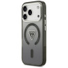 Guess IML Gradient Triangle Logo MagSafe Case for Apple iPhone 18 Pro Max / 17 Pro Max, Black