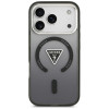 Guess IML Gradient Triangle Logo MagSafe Case for Apple iPhone 18 Pro Max / 17 Pro Max, Black