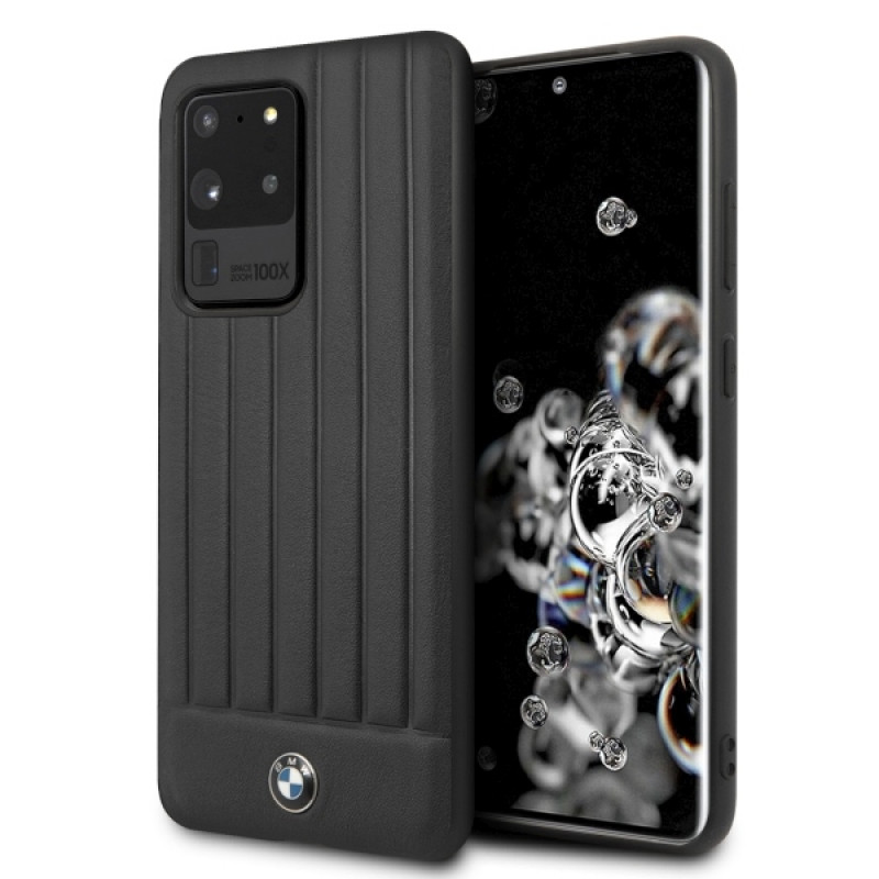 BMW BMHCS69POCBK Signature Hardcase for Samsung Galaxy S20 Ultra, Black