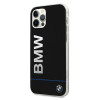 BMW BMHCP12MPCUBBK Signature Printed Logo Hardcase for Apple iPhone 12 / 12 Pro, Black