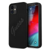 Guess GUHCP12SLSVSBK Script Vintage Hardcase for Apple iPhone 12 mini 5.4 inch, Black/Black