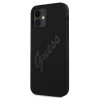 Guess GUHCP12SLSVSBK Script Vintage Hardcase for Apple iPhone 12 mini 5.4 inch, Black/Black
