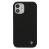 BMW BMHCP12SSILBK Silicone Signature Hardcase for Apple iPhone 12 mini, Black