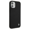 BMW BMHCP12SSILBK Silicone Signature Hardcase for Apple iPhone 12 mini, Black