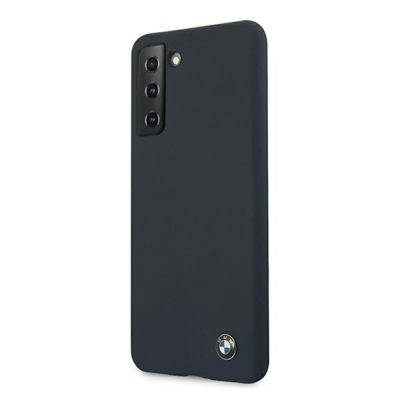 BMW BMHCS21MSILNA Silicone Signature Hardcase for Samsung Galaxy S21+, Navy