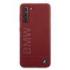 BMW BMHCS21MSLBLRE Silicone Signature Logo Hardcase for Samsung Galaxy S21+, Red