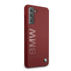 BMW BMHCS21MSLBLRE Silicone Signature Logo Hardcase for Samsung Galaxy S21+, Red