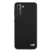 BMW BMHCS21MMSILBK Silicone M Collection Case for Samsung Galaxy S21+, Black