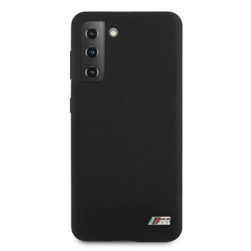 BMW BMHCS21MMSILBK Silicone M Collection Case for Samsung Galaxy S21+, Black