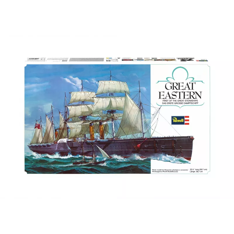 Revell 05608 Great Eastern Ship Model Kit, 75 Years, 1:388