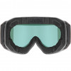 UVEX Evidnt ATTRACT V Ski Goggles with Case, Black/Rainbow