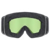 UVEX pwdr FM Children's Ski Goggles, Black/Pink/Green/Clear