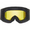 UVEX Provoqe FM Ski Goggles, Black/Rainbow