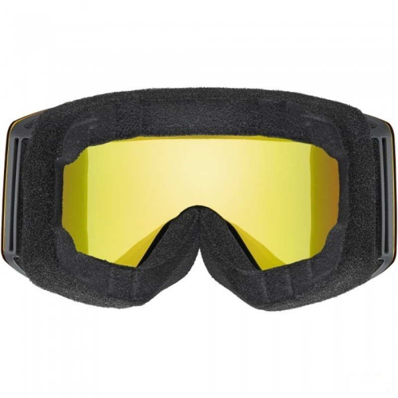 UVEX Provoqe FM Ski Goggles, Black/Rainbow