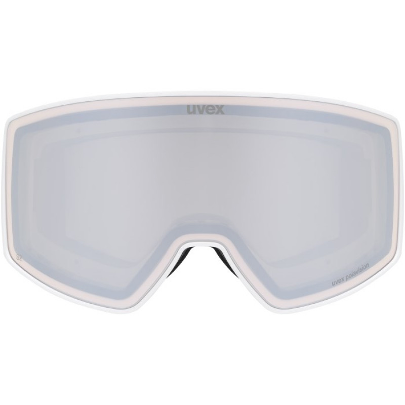 UVEX Scenic P Ski Goggles, White/Silver