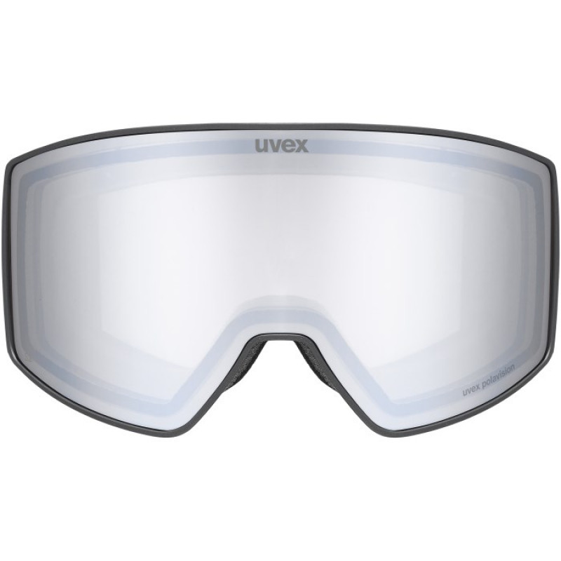 UVEX Scenic P Ski Goggles, Black/Silver