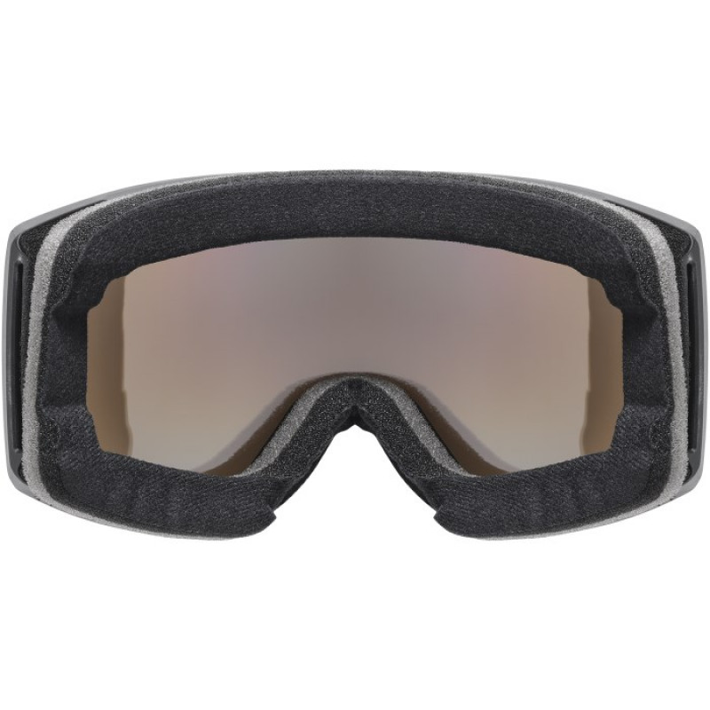 UVEX Scenic P Ski Goggles, Black/Silver