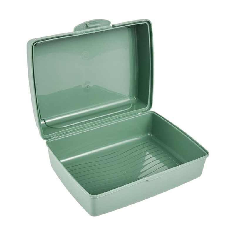 keeeper Carla Midi Lunch Box Space Tour, nordic green, Deco-Click-Box, PP (1 pc)