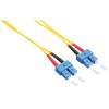 LogiLink FP0SC10 Fibre Optic Patch Cable SC/SC OS2 9/125 µm Duplex, 10 m, Yellow