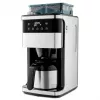 Medion MD 19911 Filter Coffee Machine with Grinder, Thermos Jug, 1000 W, Silver/Black