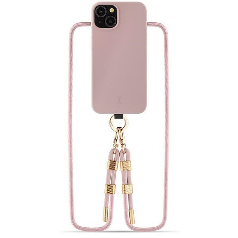 Just Elegance JEC151 Case for Apple iPhone 15 MagSafe, PopGrip, Rose