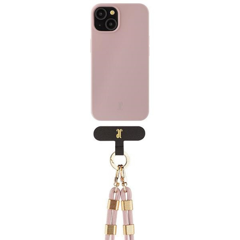 Just Elegance JEC151 Case for Apple iPhone 15 MagSafe, PopGrip, Rose