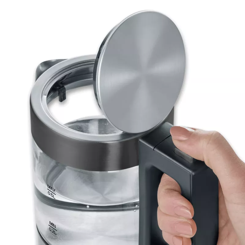 Severin 9387 Mini Glass Kettle, 0.5 l
