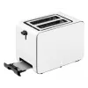 WMF Stelio 414210001 Toaster, 2 slices, stainless steel, Paper Grey, 1050 W