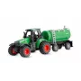 Amewi metal tractor with tank trailer, 1:64, RTR, green