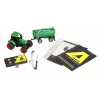 Amewi metal tractor with tank trailer, 1:64, RTR, green