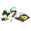 Amewi metal tractor with forestry trailer, 1:64, RTR, green
