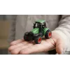 Amewi metal tractor with forestry trailer, 1:64, RTR, green