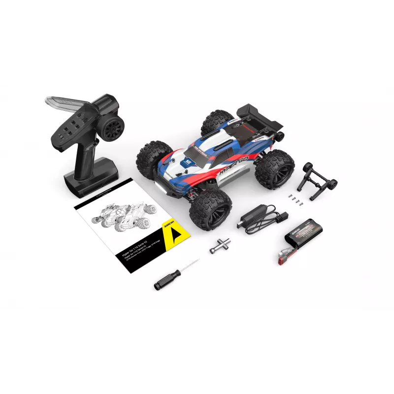 Amewi Hyper Go Truggy V2 brushless 4WD, 1:16, RTR, blue/red