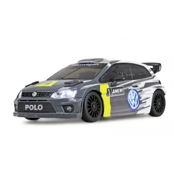 Amewi VW Polo R WRC rally/drift RC car, 4WD, 1:28, RTR, grey