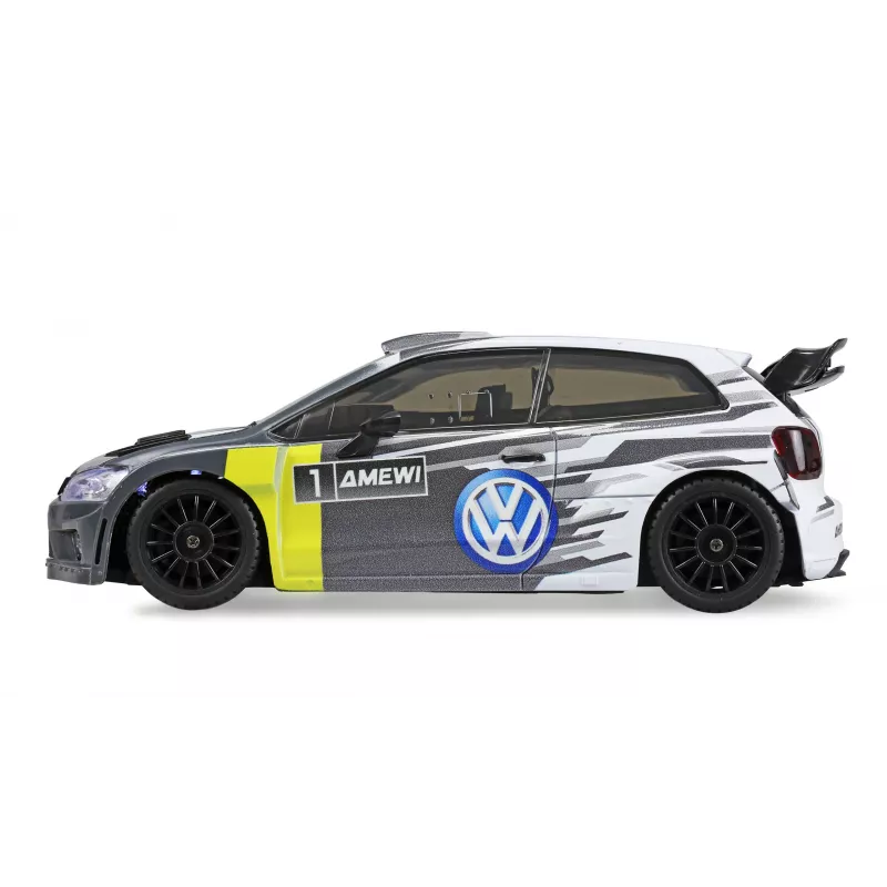 Amewi VW Polo R WRC rally/drift RC car, 4WD, 1:28, RTR, grey
