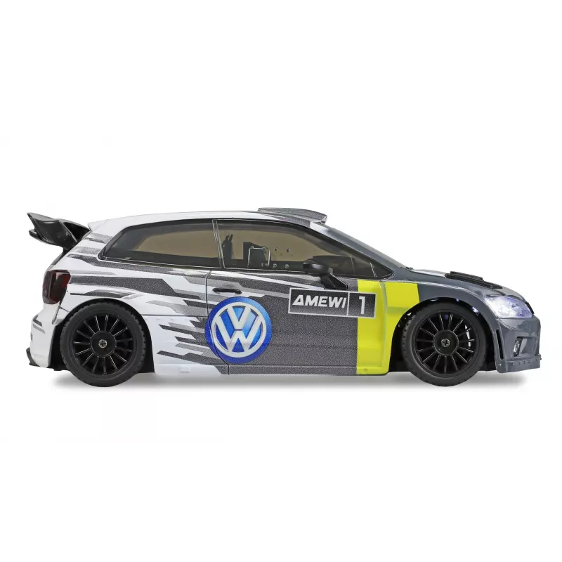Amewi VW Polo R WRC rally/drift RC car, 4WD, 1:28, RTR, grey