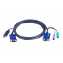 ATEN 2L-5506UP PS/2 to USB KVM Cable, 6 m
