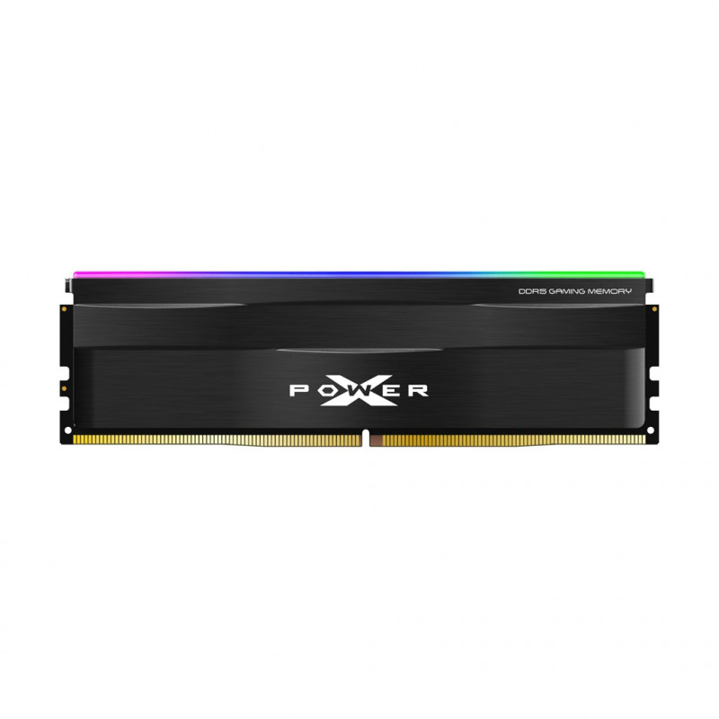 Silicon Power XPOWER Zenith RGB Gaming UDIMM Kit SP032GXLWU60AFDF, 32 GB (2 x 16 GB), DDR5, 6000 MHz, CL30, 1.35 V, Black