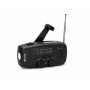 Vakoss FM-3660K FM/AM Emergency Radio with Dynamo, Flashlight, Power Bank and Solar Panel, 2000 mAh