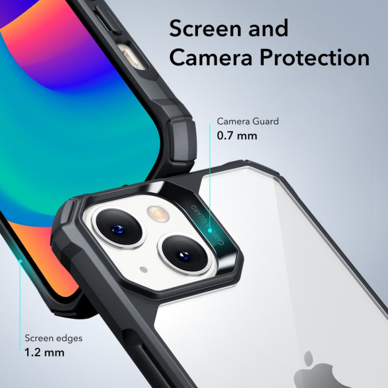 ESR Air Armor Case ESR515 for Apple iPhone 14 Plus / 15 Plus, Clear/Black
