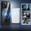 ESR Classic Hybrid HaloLock MagSafe Case with Tempered Glass for Apple iPhone 16 Pro Max, Clear/Black
