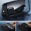ESR Classic Hybrid HaloLock MagSafe Case with Tempered Glass for Apple iPhone 16 Pro Max, Clear/Black