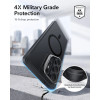 ESR Classic Hybrid Kickstand MagSafe Case for Samsung Galaxy S26 Ultra, Frosted Black